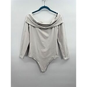 Aritzia Contour Off Shoulder Deco Bodysuit Slimming Large Capsule Coastal Sexy